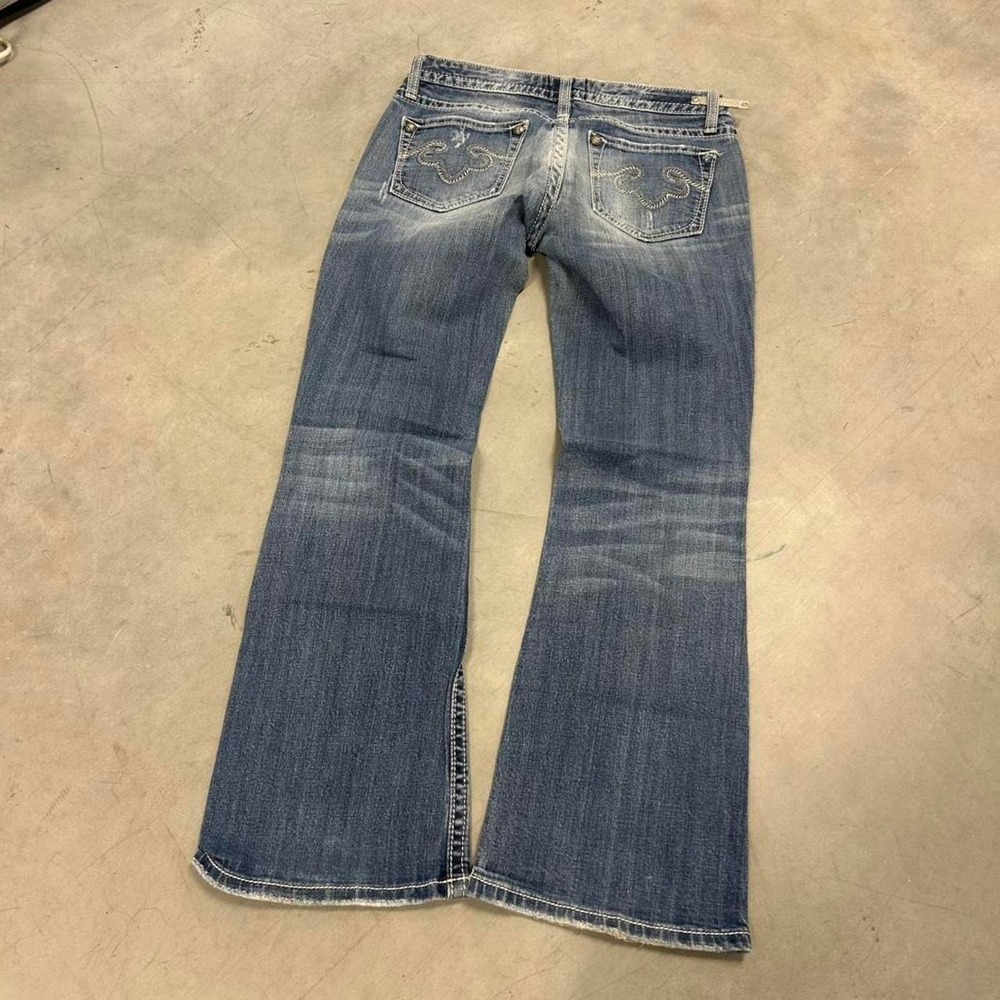 Y2K Dark Wash Bootcut Low Rise Jeans